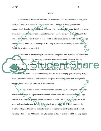 Old Guard and Avant-garde