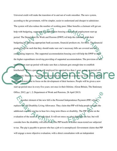 What are the Social & Economic Consequences for Claimants of the Welfare Reform Act 2012