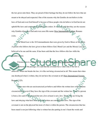 The Jews and the Law