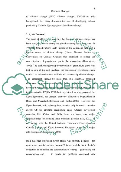 Role of China in Fighting Against Climate Change
