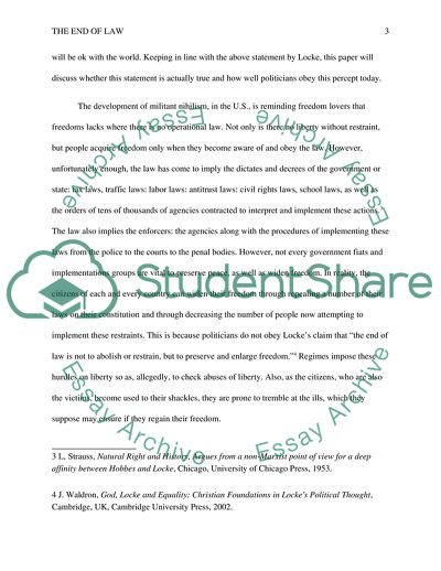 The Main Reason of Law