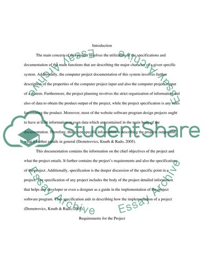 Specifications & Documentations