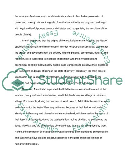 The Totalitarianism in Modern Times