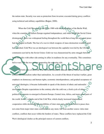 Deepening of International Peace Operations after the Cold War