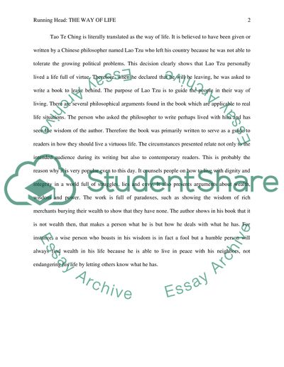 What is the Daodejing (Tao Te Ching) What is or was its purpose REL WK 5DQ