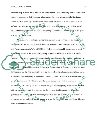 The Practice of Persuasion Theory