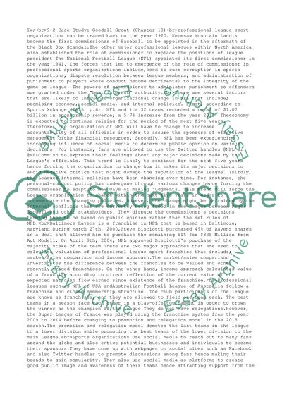 The Use of Social Media by the Sports Organizations