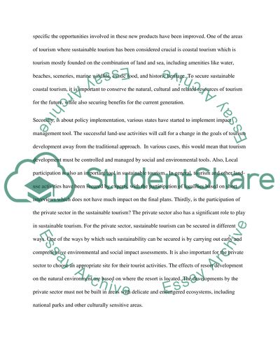 CONCLUSION FOR MY DISSERTATION - SUTAINABLE TOURISM IN LONDON CITY