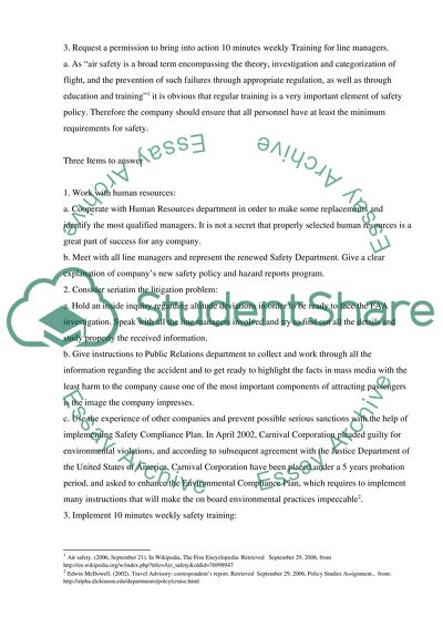 Aviation Safety Management