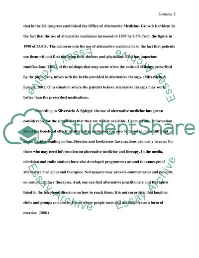 Alternative medicine: Music