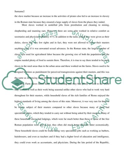 Roman slavery vs american slavery picture