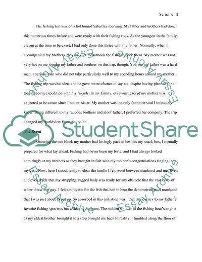 The Change from a Boy to a Man