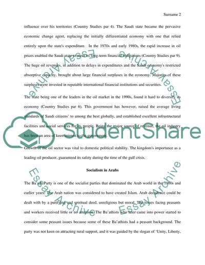 How Discovery of Oil Has Affected State Building of Saudi Arabia