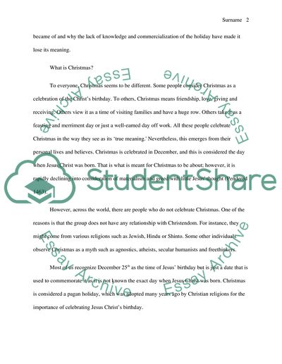 Has Christmas Lost Its Meaning