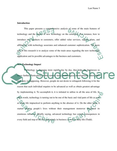 Technology Impact Paper