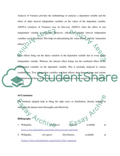 Two Statistical Methods