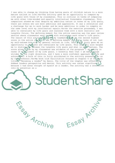 Personal Reflection Paper