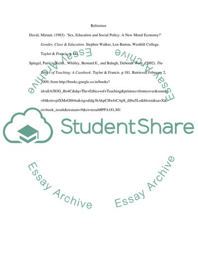 Issues Concerning Teaching