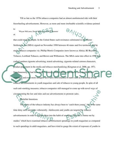 The Promotion of Unhealthy Habits through Smoking