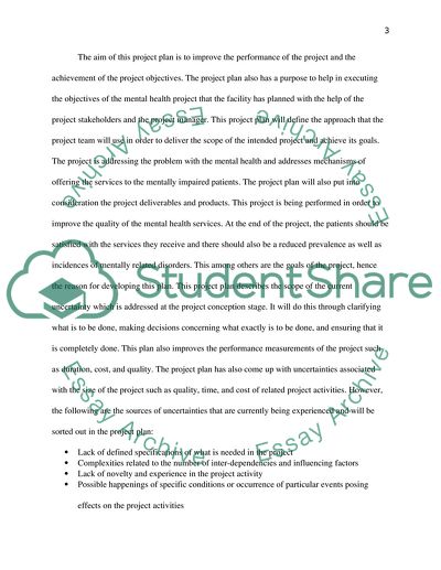 Reasons for Developing a Project Plan
