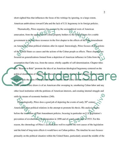 American-Cuban Political Relations