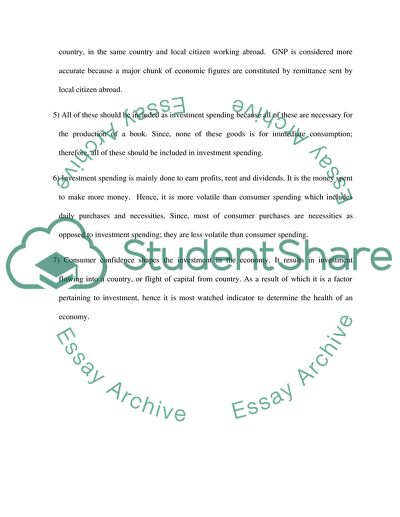 Economic Wellbeing with Real GDP