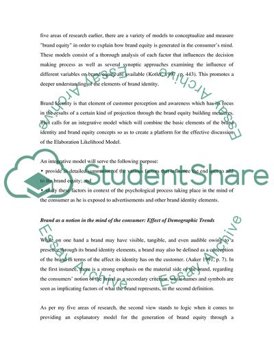 Integrity and Honesty of Brands