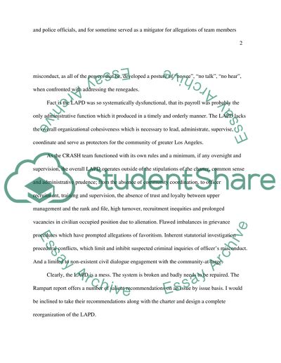 Law enforcement deviation