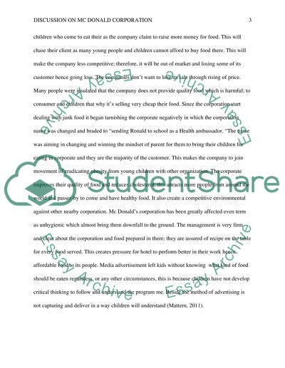 IMRD RESEARCH PAPER (McDonalds)