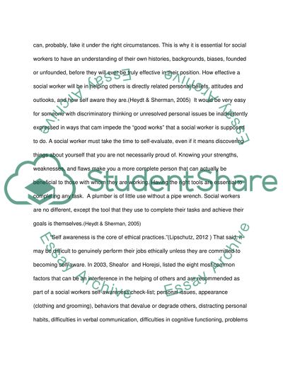 Putting Yourself into the Work