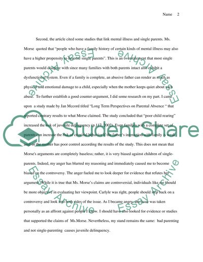 Anger in Controversy: Parents and Prisons