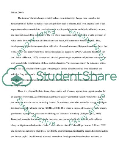Climate change and global warming debate