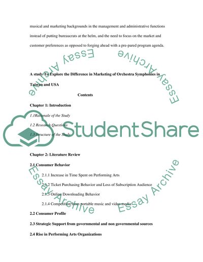 Performing arts business management marketing in Asia