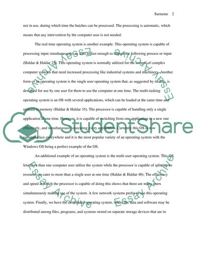 What is the operating system