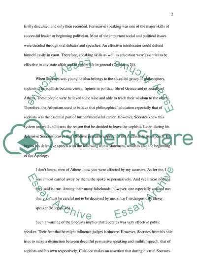 Value of a philosopher:Socrates