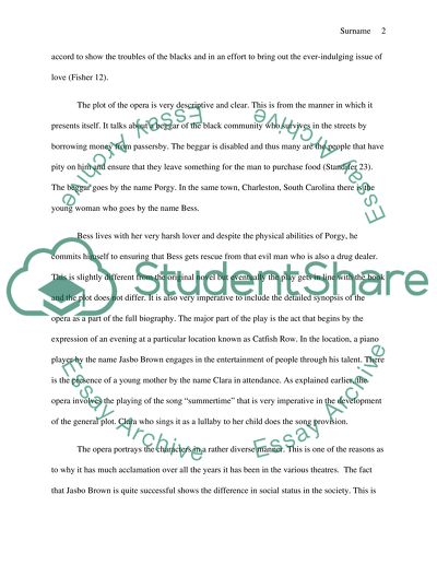 Porgg and Bess date base