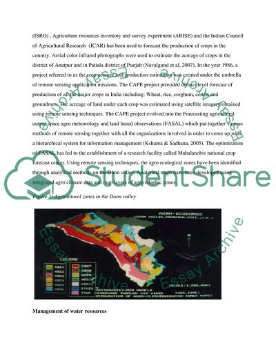 Use of Remote Sensing for Development by the Indian Space Research Organization (ISRO)