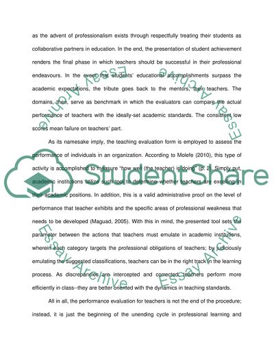 Teaching Evaluation Tool Paper