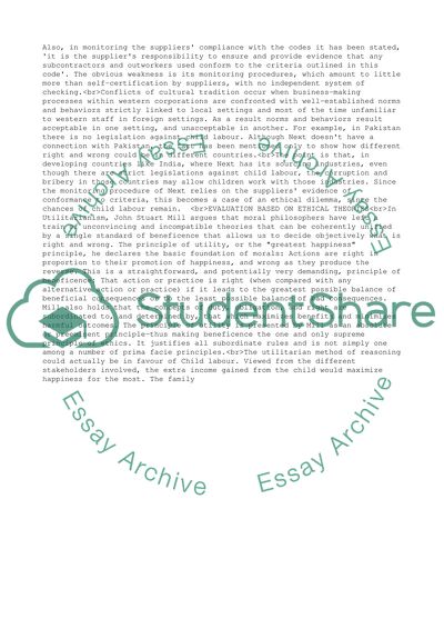 Ethics and Governance Case Study