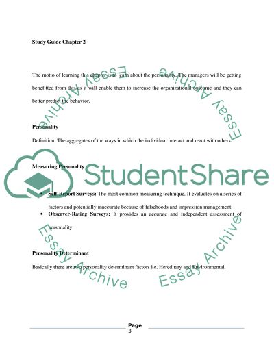 Ways in Which the Individual Interacts with Others