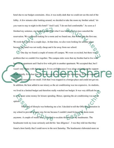 When I came to the USA