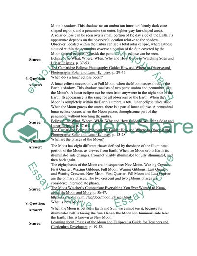 Questions and Answers: Astronomy