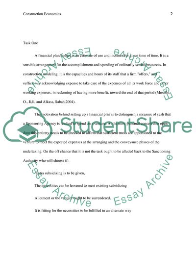 Construction Economics