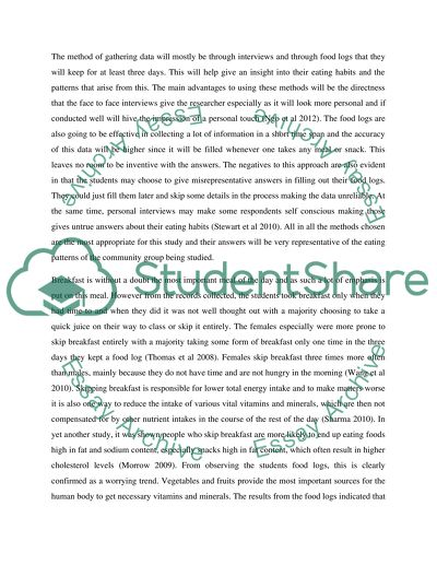 Eating Patterns and How to Improve Nutrition