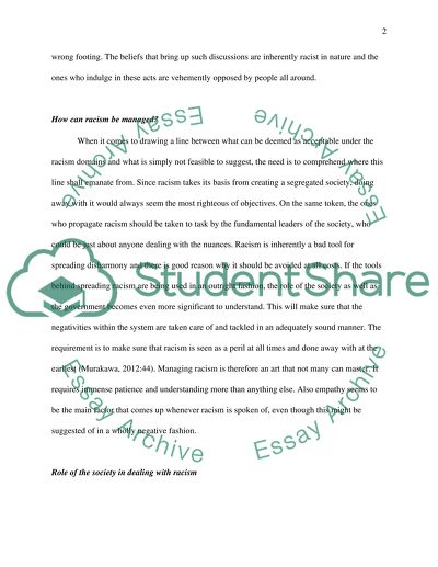 Can racism be managed away