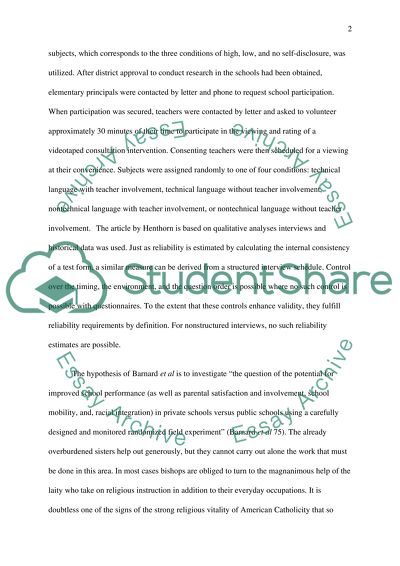 Select 2 research studies published in peer-reviewed, refereed journals in your discipline