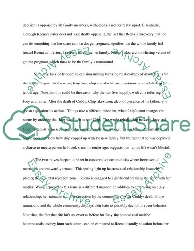 Film Comparison: In the Family by Patrick Wang and Chutney Popcorn by Nisha Ganatra