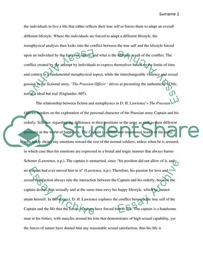 The Prussian Officer and The White Stocking by Lawrence