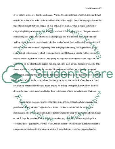 The Morality of the Criminal Process and its Effects on a Victim