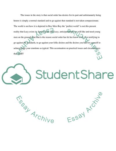 Utopianism and Idealism in Boy Meets Boy